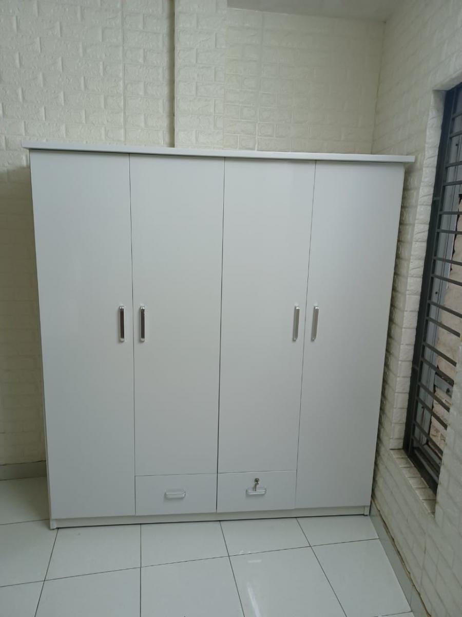 Tủ Quần Áo Nhựa 4 Cánh - Màu Trắng